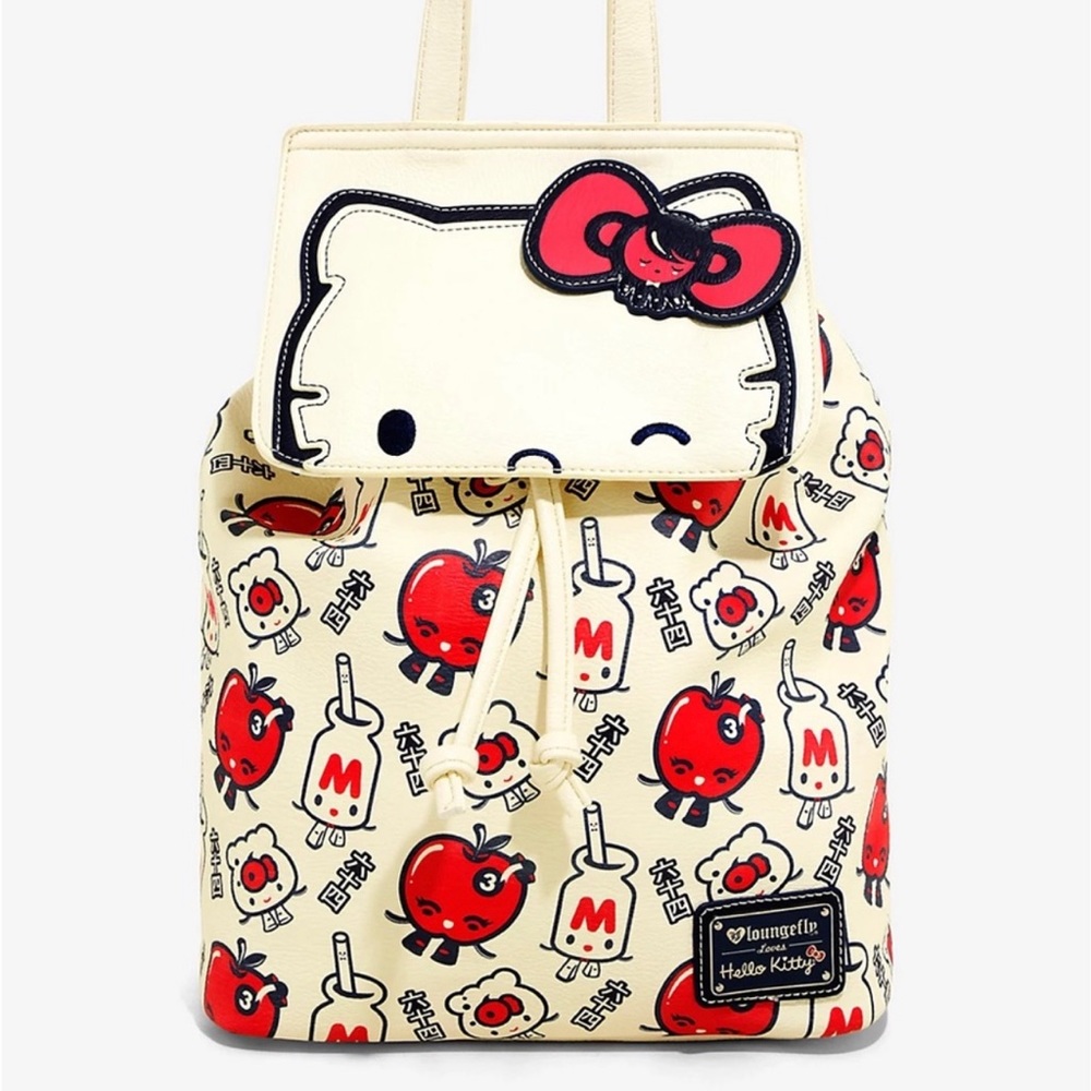 Hello kitty mini backpack. Super buttery soft leather.  BoxLunch exclusive.
